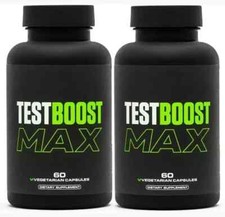 2 Pack TEST BOOST Max Build Muscle Men Testos...