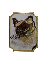 #3006 Siamese Cat Breed Embroidery Iron On Applique Patch