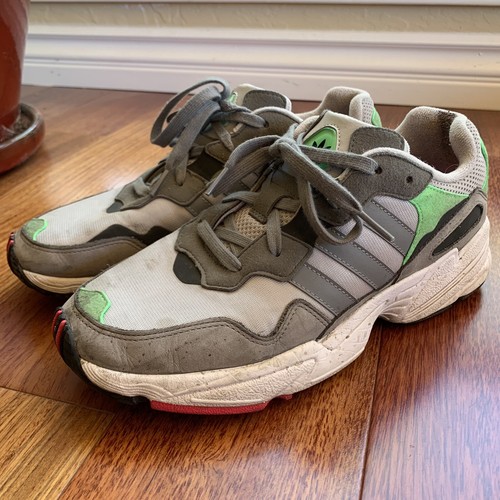 Adidas Yung-96 Grey / Green / Pink F35020 Men's Size 9 | eBay