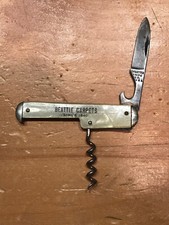 VINTAGE WINE BOTTLE OPENER SYRACUSE KNIFE CO. USA- BEATTIE CARPETS SINCE 1840