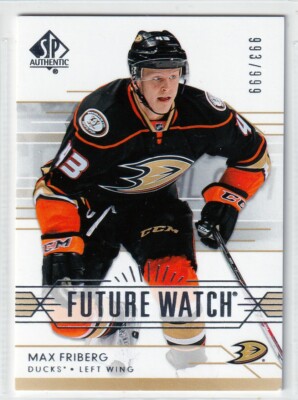 2014-15 SP Authentic FUTURE WATCH #224 Max Friberg RC 993/999