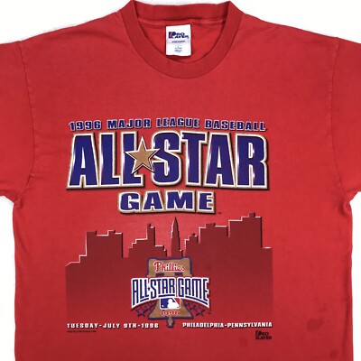 vintage 1996 PHILADELPHIA PHILLIES ALL-STAR GAME T-Shirt LARGE mlb