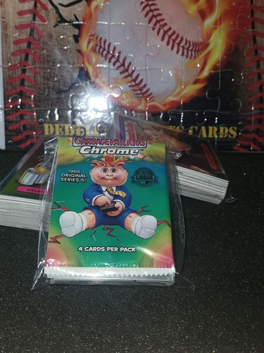 2022 Topps Chrome Garbage Pail Kids Original Series 5 Complete Base 100 Card Set - Picture 3 of 4