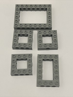 Lego hellbläulich grau Technic Open Center Ziegel Konvolut 32531, 32324, 32532