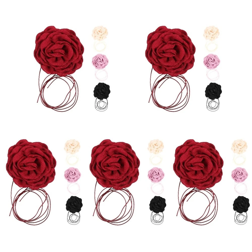 VETEMENTS 5 PEZZI Collana Fiore Grande 's per Fidanzata Girocollo Collane Donna