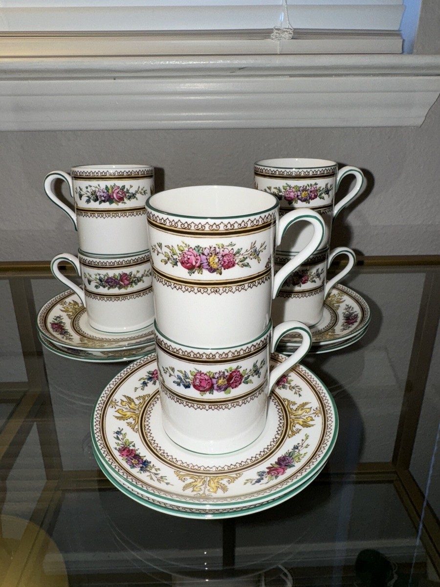 Wedgwood Columbia W595 - Demitasse Cup & Saucer, Set of 6 | eBay