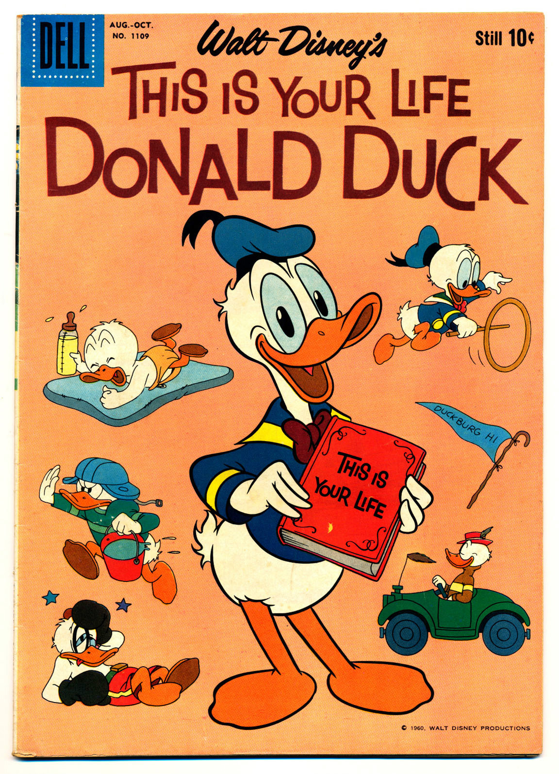Walt Disney 039 S This Is Your Life Donald Duck Four Color 1109 Dell Fn6 7