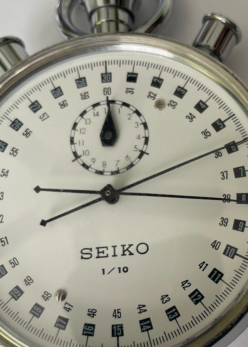 Seiko 8922-5000 Vintage Rare Box Stopwatch Manual Winding