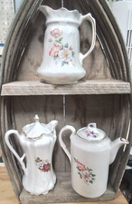 Lot of 3 VINTAGE 1950s THE HOUSE OF WEBSTER CREAMER PITCHER GOLD TRIM