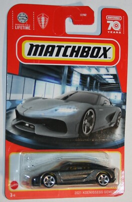 2023 Matchbox 2021 Koenigsegg Gemera #45/100 HKW48-4B10 Metallic Grey 30782