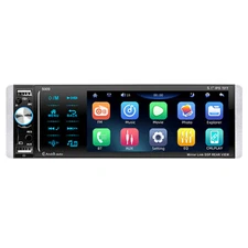 Car Stereo Touch Screen MP5 Player Carplay Bluetooth FM Aux USB 1 Din Radio New