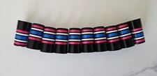  10 Custom Golf Iron Ferrules Reveal Pink and Blue Striped - Pick Diameter