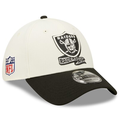 New Era 39THIRTY Official 2022 NFL Las Vegas Raiders Sideline L/XL Flex-Fit Hat