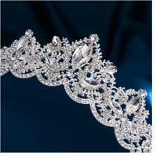 Tiara Crown Crystal Queen Pageant Rhinestone Wedding Bridal/ Prom/Party