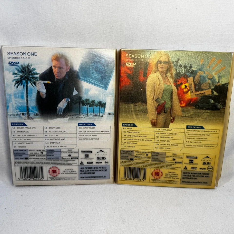 CSI Miami Season 1-4 DVD Box Sets PAL/NTSC Region 1/2 Free Postage - Image 4 of 4