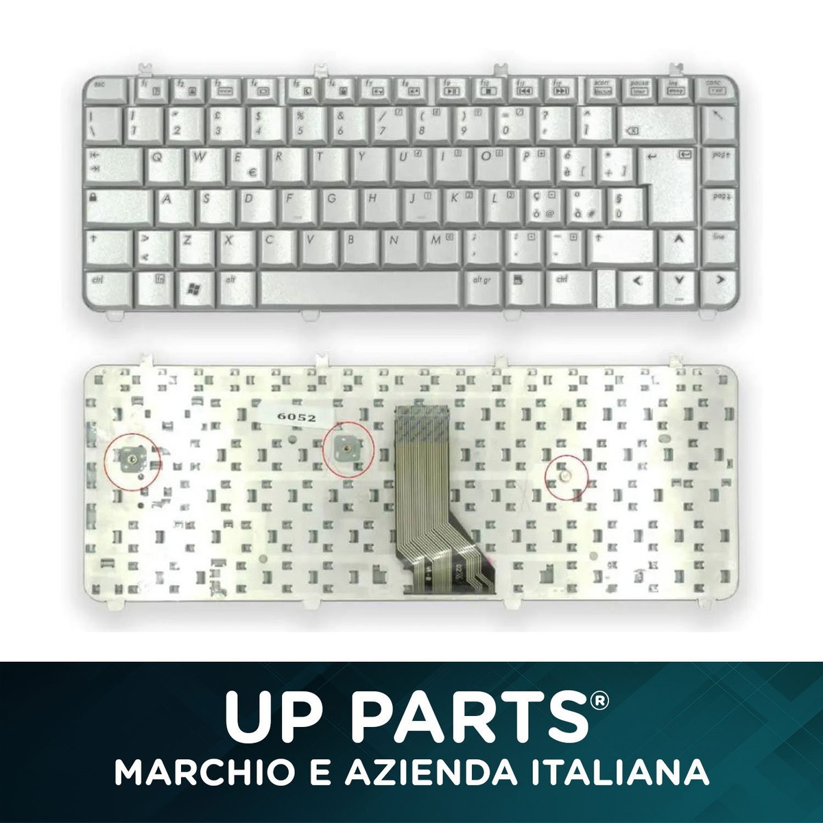 Tastiera Italiana Sostitutiva Per HP Pavilion 250/255 G7 E Modelli 15/17 Serie - Nero Senza Cornice - Foto 5