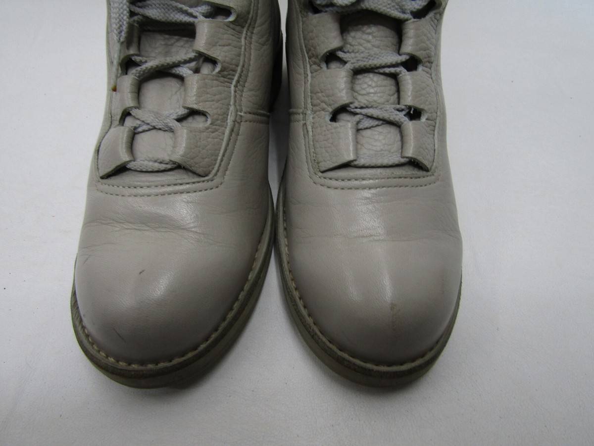 Danner Mens Size 8.5 N Narrow Width Gray Leather Laces 
