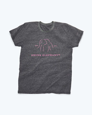 Drunk Elephant Drunk Life T-Shirt Poly Rayon Cotton Fashionable XXL Size NEW