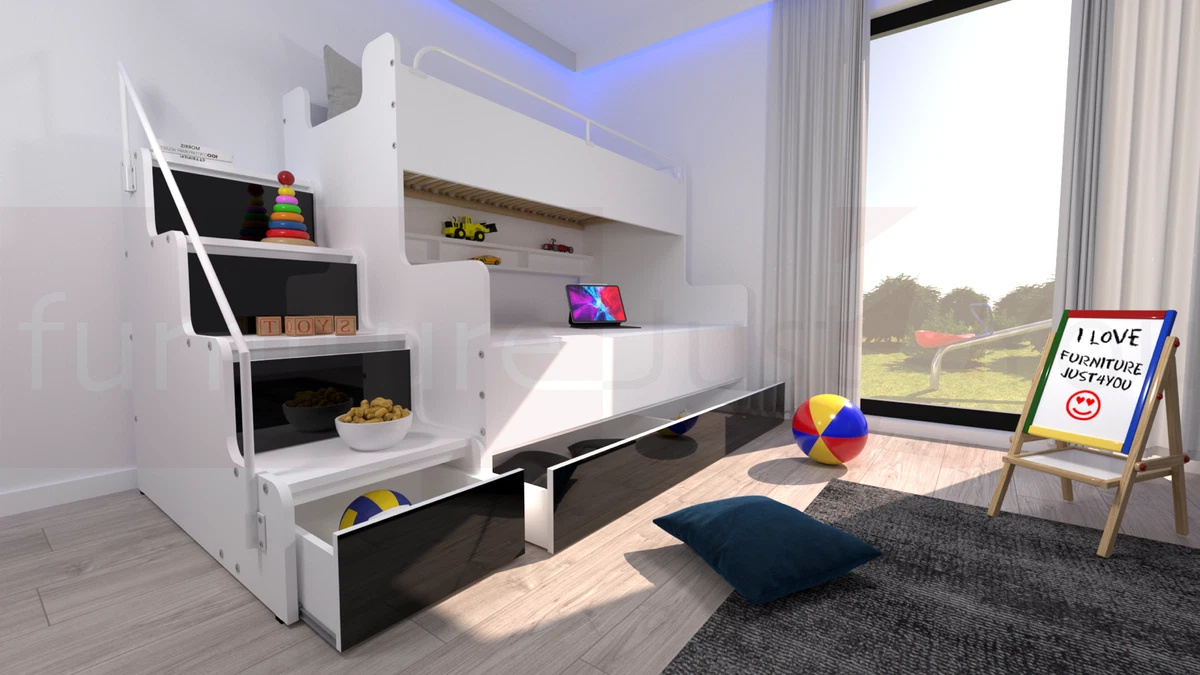 Modern Double Triple Bunk Bed High Sleeper Mid Sleeper Bed Cabin