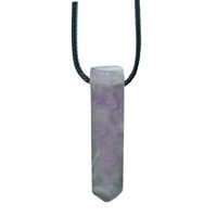 Amethyst GebäNdert Spitze Gebohrt Als AnhäNger Ca. 45 Mm Lang Bohrung Ca. 2,5 Mm