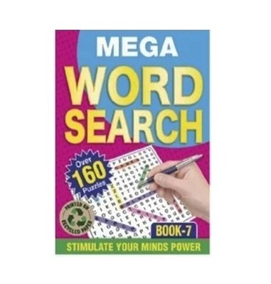 A5 Word Search Book - 160 Mega Puzzles Trivia Adults Kids Wordsearch BOOK 7