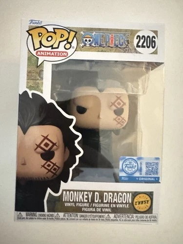 Monkey D. Dragon #2206 CHASE Funko Pop! Chrono Toys Exclusive One Piece