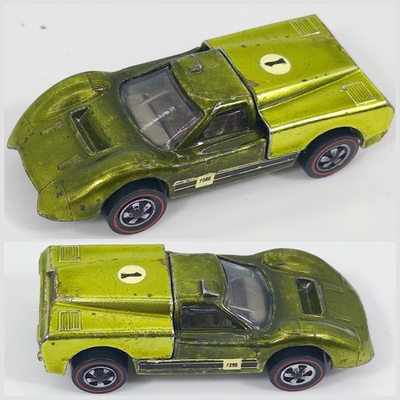 #ad #ad Hot Wheels Redline US Antifreeze Ford J Car Early Run Without Hinge Stop Toned $59.88