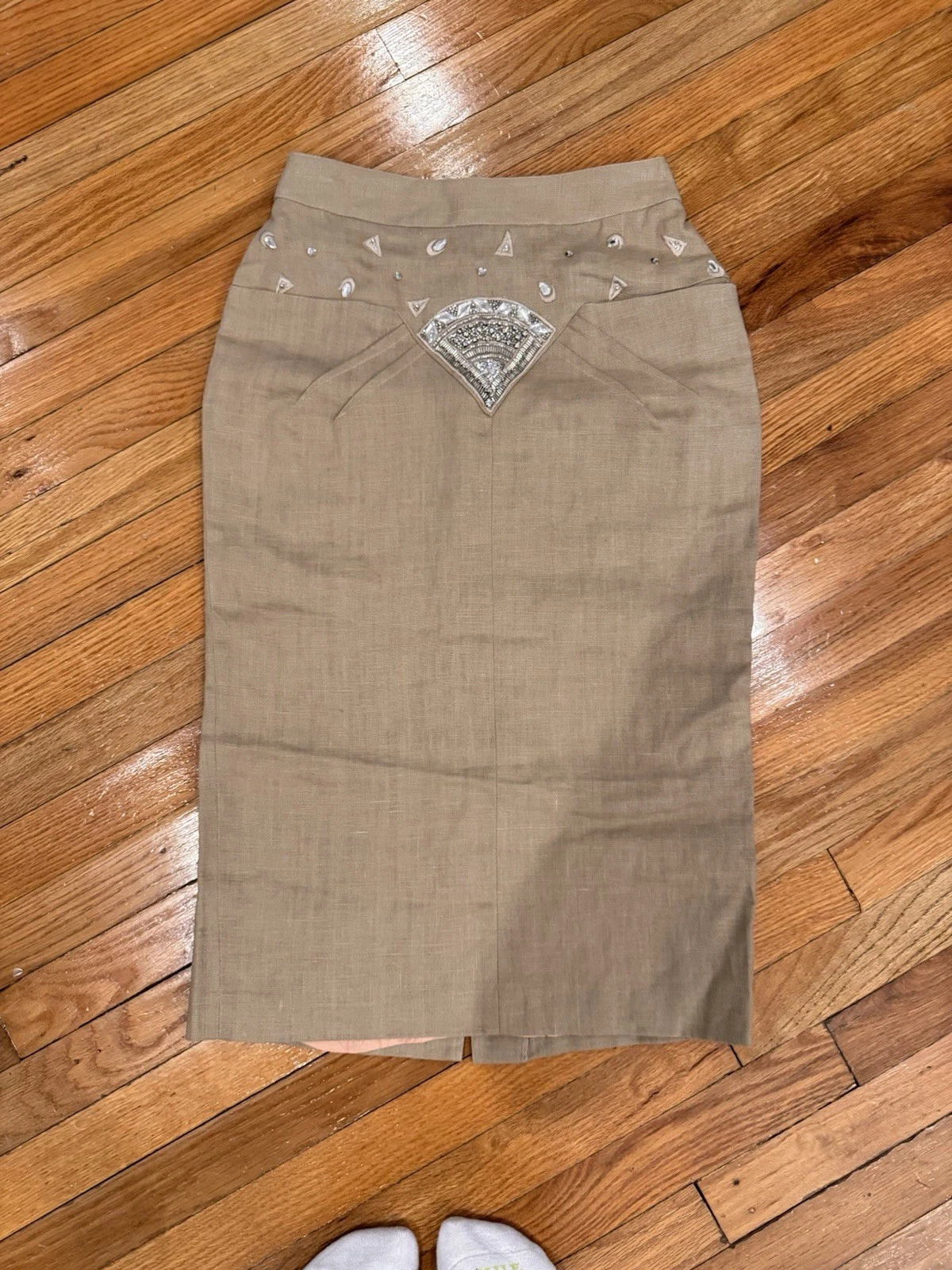 VINTAGE LILY CHAO EMBELLISHED SKIRT