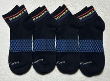 Bombas 4-Pack Ankle Socks Size Large Brand New Unisex Multicolor 4-Pairs