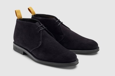 Marcus de Suede Chukka Turner Boots Made In England Black EU42 UK8 US9 UVP 540£