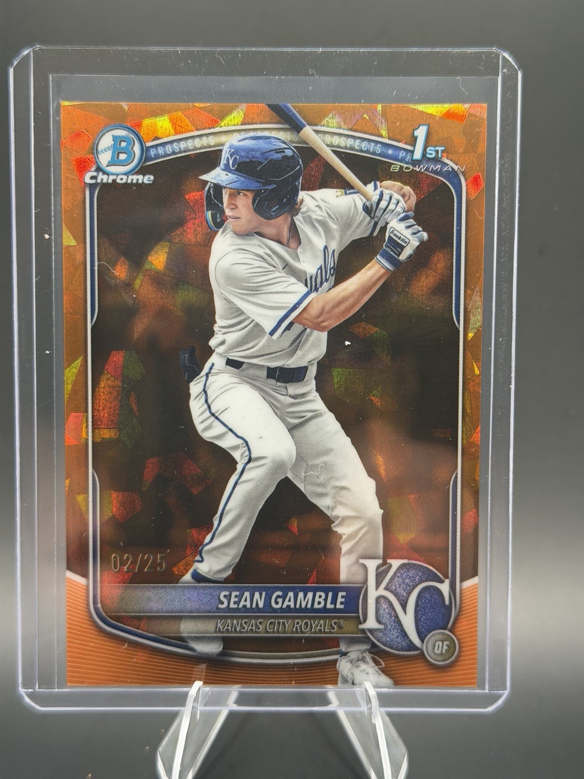2025 Bowman Draft Sapphire Edition #BDC-178 Sean Gamble Orange /25
