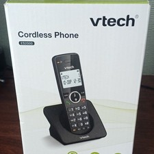 Image of VTech ES2000 DECT Cordless Phone 1 Handset Caller ID Speakerphone Black