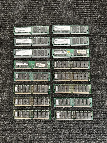Micron MT8D432M-6 X 16MB 72-pin EDO Lot Of 16 Tested Working Free Shipping