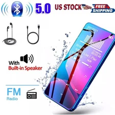 MP4/MP3 Player Support 128GB Bluetooth Lossless Music FM Radio Recorder Sport US
