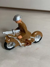 American Metal Motorcycle Gunner Toy Soldier Barclay Manoil Jags Toy Conversions