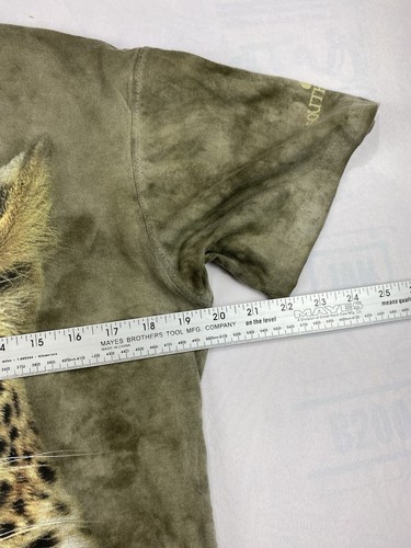 Tones of Africa Leopard Rare Tie Dye T Shirt Mens Medium Made in Africa - Picture 6 of 7