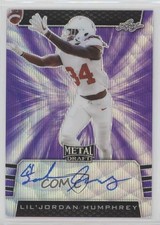 2019 Leaf Metal Draft Purple Wave 13/15 Lil'Jordan Humphrey #BA-LJH Auto 0q27