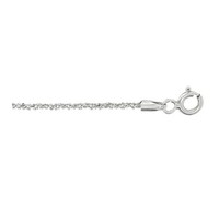 Cavill Sterlingsilber Kette Damen Criss Cross Design 925 Silber 50 Cm Elegant