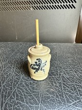 Miniature Stoneware Pottery Butter Churn 5 Inches MCP 1988 Vintage Collectible