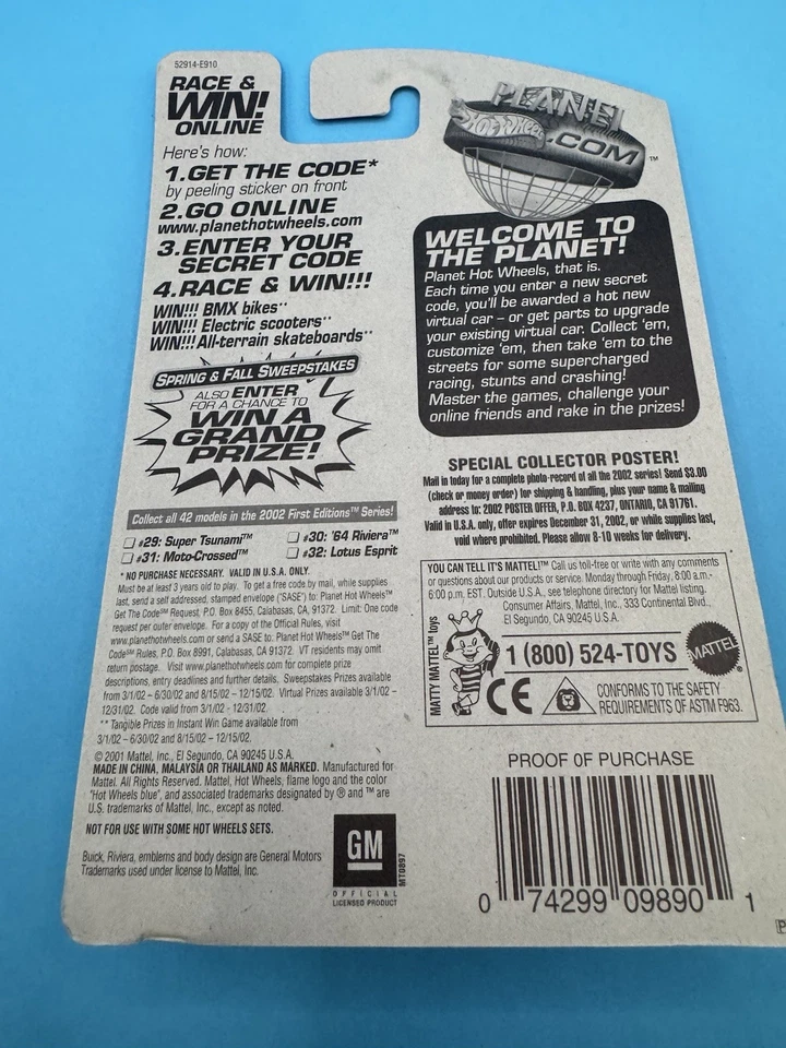 Hot Wheels 64 Riviera 30/42 #42 2002 primeras ediciones S32 Foto 2 de 2