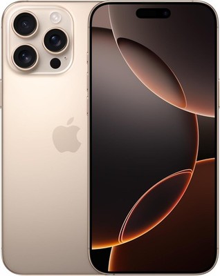 Apple iPhone 16 Pro Max  256 GB  Gerecht  Titan Schwarz Weiß Natur Gold