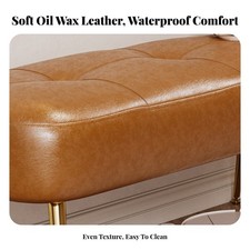 Panca Imbottita per Ingresso Design Retrò Panca da Fondo Letto