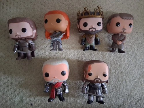 Funko Pop! Game of Thrones loose lot - Hound, Tywin, Robb Stark