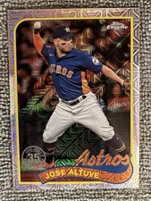 2024 Topps Series 1 - 1989 Topps Chrome Silver Pack Mojo Jose Altuve #T89C-74
