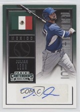 2015 Panini Contenders International Ticket Julian Leon #27 Auto 0l2