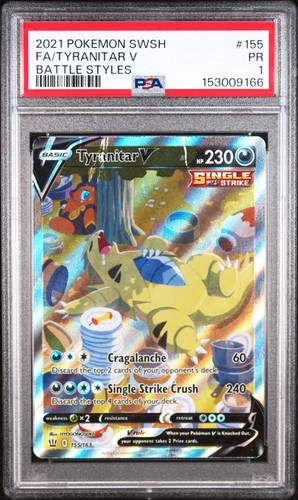 Tyranitar V graded PSA 1 for sale on eBay