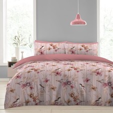Luxury Reversible Duvet Quilt Cover Printed Single Double King Size Bedding Set