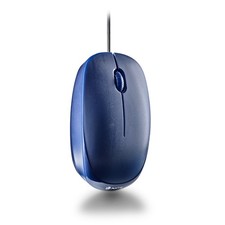 NGS Flameblue, Desktop USB Wired Optical Mouse, Blue