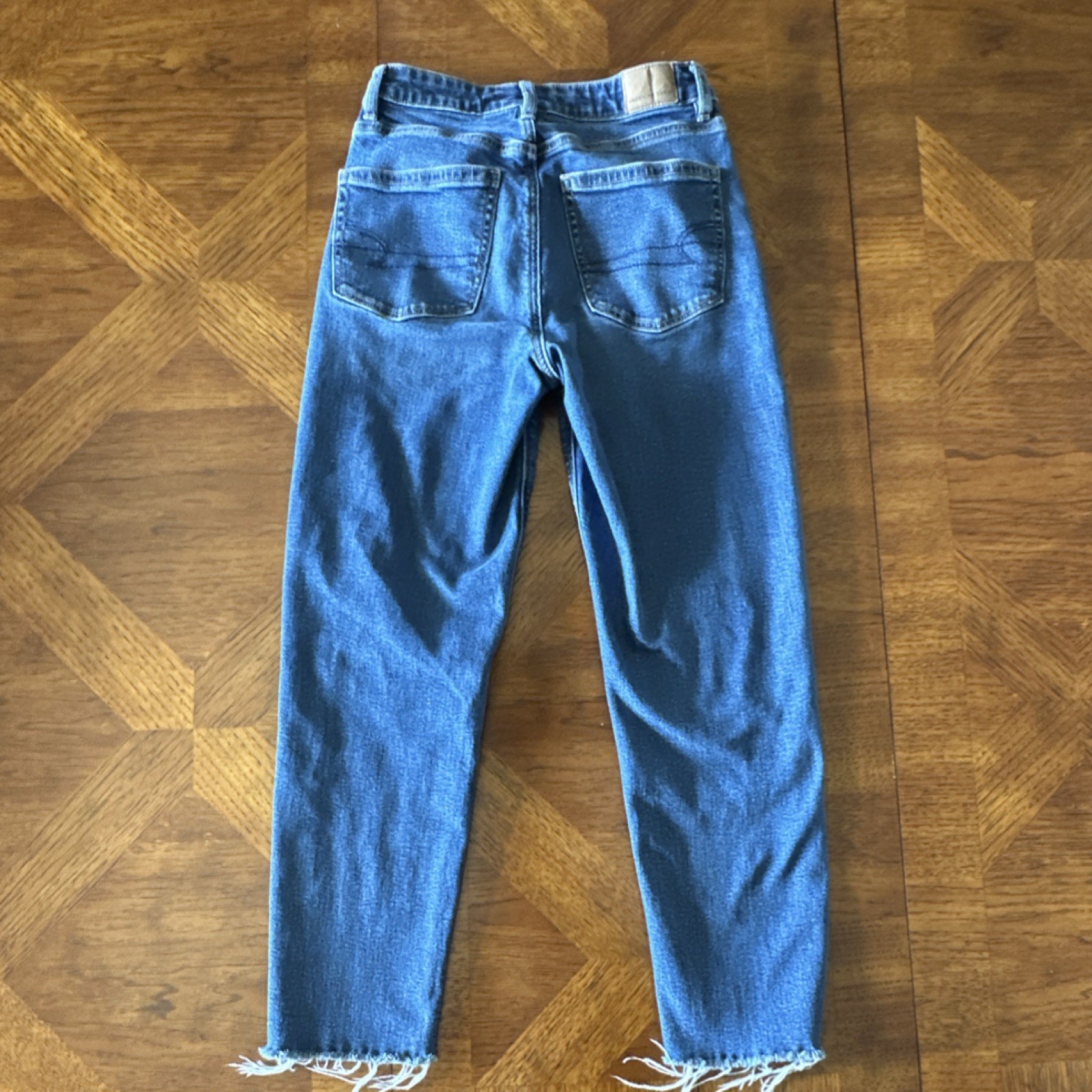 American Eagle Outfitters Skinny High Rise Women's Jeans Blue Denim Stretch