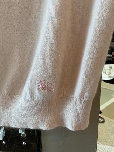Burberry London Women’s Pale Orange Sweater Petite Medium. - 第 4/12 張圖片